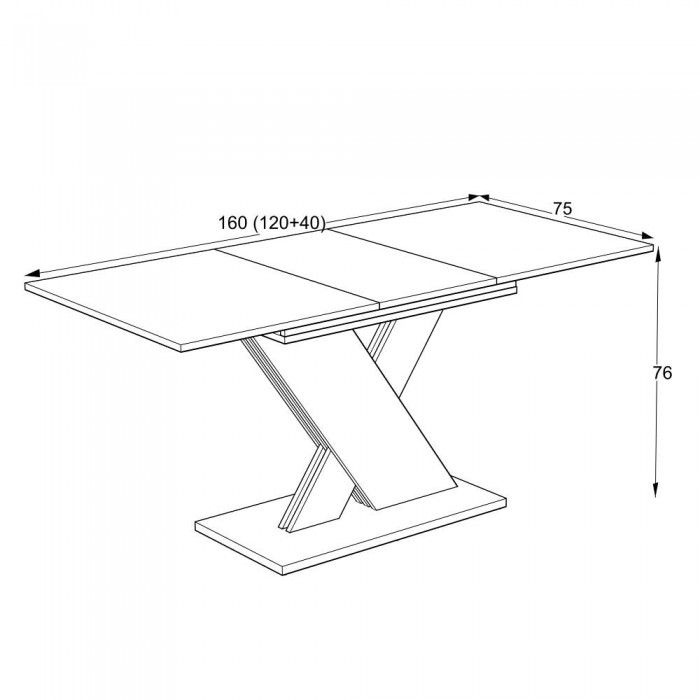 Tραπέζι Axis Επεκτεινόμενο
