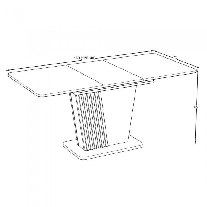 Tραπέζι Linea Επεκτεινόμενο