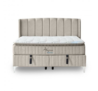 Κρεβάτι Master Alegra με αποθηκευτικό χώρο και  ανατομικό στρώμα 160Χ200