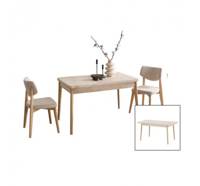 Tραπέζι Natural Beige Επεκτεινόμενο Tραπέζι Natural Beige Επεκτεινόμενο