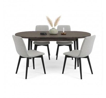 Tραπέζι Oval Rustic Επεκτεινόμενο