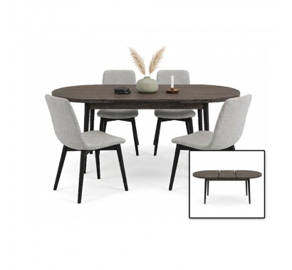 Tραπέζι Oval Rustic Επεκτεινόμενο