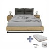 Διπλό κρεβάτι Pavia Pillow με στρώμα