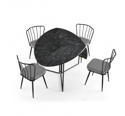 Τραπέζι Trinity Μαύρο αναδιπλούμενο Τραπέζι Trinity Μαύρο αναδιπλούμενο