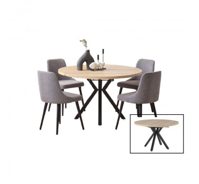 Tραπέζι Vera  Φυσικό Μετατρέψιμο