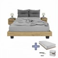 Διπλό κρεβάτι Pavia Pillow με στρώμα