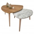 Τραπεζάκια σαλονιού Pebble Φυσικό / Μάρμαρο