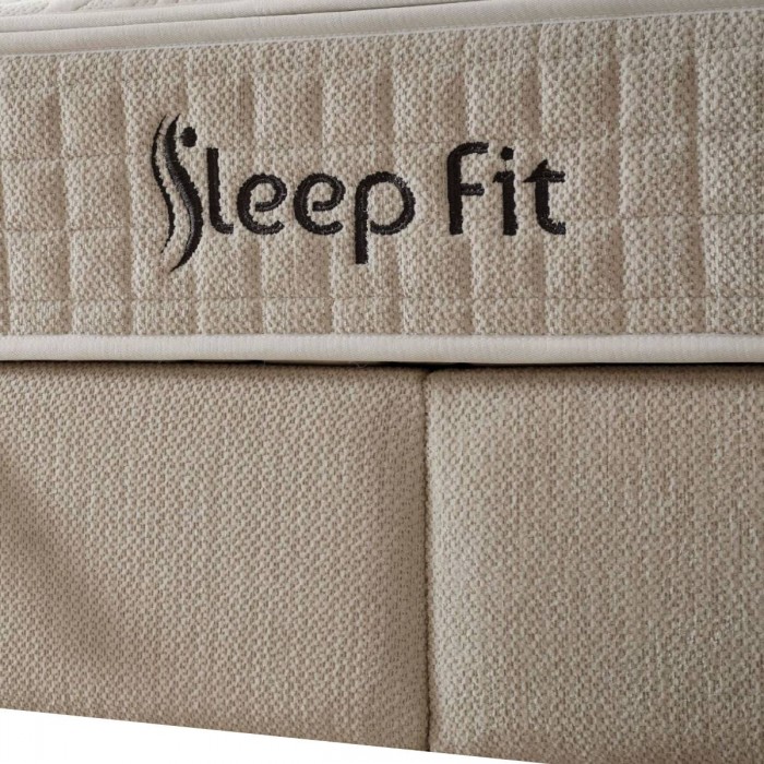 Κρεβάτι Sleep Fit με αποθηκευτικό χώρο και  ανατομικό στρώμα 160Χ200